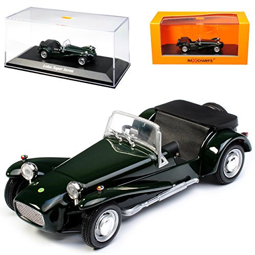 Minichamps Lotus Super Seven Dunkel Grün 1957-1972 1/43 Maxichamps Modell Auto