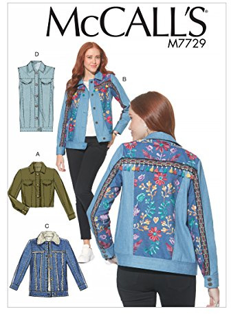 McCall's Patterns Misses Jackets and Vest Sewing Pattern, Tissue, Multi-Colour, Sizes 6-14