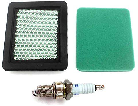 AISEN Luftfilter mit Zündkerze für Honda Rasenmäher GC 135, GC 160, GCV135, GCV 160, GCV 190, GX100, GS160, GS190, GSV160, GSV190 HRS216PDA HRS216SDA HRT216PDA HRT216SDA # 17211-ZL8-003