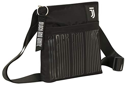 F.C. Juventus Umhängetasche Mini Shoulder Bag Black And Withe Größe ca. 19,5 x 23 x 3 cm