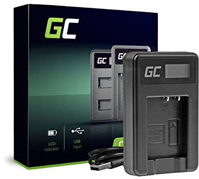 Green Cell® DE-A65BB Chargeur pour Panasonic DMW-BCG10 et Lumix DMC-TZ7 TZ8 TZ10 TZ20 TZ25 TZ6 TZ18 TZ29 TZ30 TZ31 TZ36 TZ31 TZ66 ZS1 ZS3 ZS5 ZS10 ZS20 ZRRRR. 1 ZR3. (5 W, 8,4 V, 0,6 A, Noir)