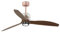 FARO BARCELONA DECO FAN LED Deckenventilator Kupfer/Holz mit DC Motor