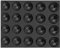 20 Pcs Rubber Feet Pads Self Adhesive Isolation Feet Speakers Foot Shock Absorption Vibration Anti-shock Self-adhesive Pad for Speakers Electronics Table Tops Laptop and Drawers Black