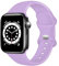 TopPerfekt - Cinturino in silicone compatibile con Apple Watch Strap 42 mm 44 mm, cinturino di ricambio in silicone per iWatch Series 6 5 4 3 2 1 SE (Lavanda, 42/44mm-S/M)