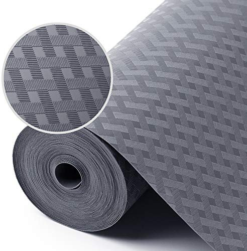 Schubladenmatte Nicht Klebende Haltbarem Schubladenauskleidung Antirutschmatte EVA Material Wasserdichtem Matte Schneidbar Platzsets für Regale Schränke Schubladen Kühlschranke Hause Büro 44.5cmx600cm