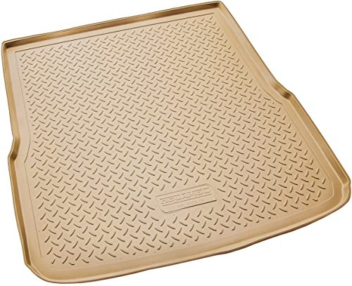 Recambo Gummi Kofferraumwanne Premium passend für Audi A6 C6 Avant & Allroad | BJ 2005-2011 | passgenau mit Rand | Beige