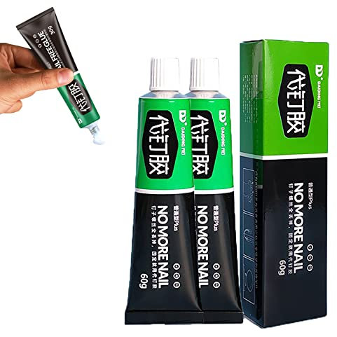 30/60g Nail-free Glue Adhesive Sealant, All-purpose Glue, All Purpose Adhesive Sealant, Quick Drying Strong Glue, Multifunctional Adhesive Glue,for Resin Ceramic Metal Glass (60G-2PCS)