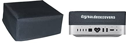 DigitalDeckCovers Staubschutz für Apple Mac Studio Computer [antistatisch, wasserabweisend, strapazierfähiges Gewebe, schwarz]