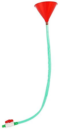 Plastic Funnel Beer Funnel Wine Liquid Pipe Tube Plastic Valve Pipe for Beer Festivals Birthday Drinking