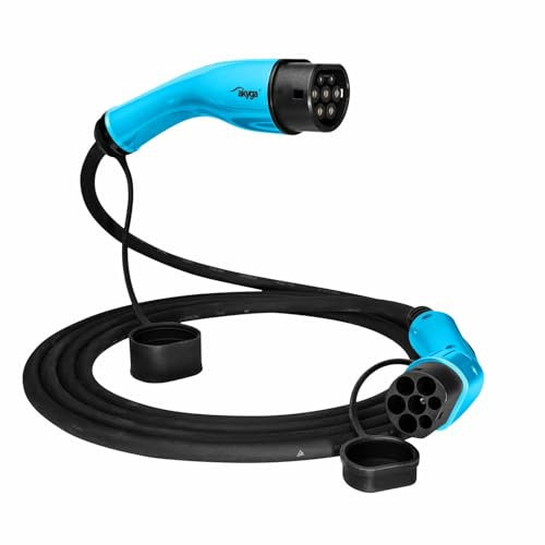 AKYGA Electric Car Charging Cable AK-EC-16 Type2 / Type2 3 phasig 32A 22kW 6m eMobility Elektroauto Ladekabel EV PHEV 6.00m