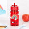 Wanapix | Bouteille personnalisée pour enfants | Gourde d'eau pour enfants | Avec paille et poignée de transport | École/Crèche | Plastique sans BPA | 440 ml | Nuage