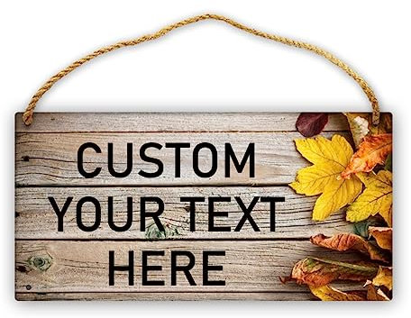 Cartelli in legno personalizzati Cartelli con testo/immagine in legno personalizzati Cartelli per porte Cartelli in legno da appendere per la casa, la cucina, il bagno, il bagno, l'arredamento della f