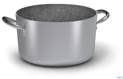 BALLARINI Casseruola 6918 24 Serie 6900 Alluminato e Nero Pentole, Sintetico, Multicolore, Normale