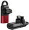 MoKo 2PACK Type C Adapter, 90 Degree SmartWatch Charging Adapter USB C to USB Adapter Connector Compatible with Garmin Fenix 7/6/7X/Instinct 2/Vivoactive 4/Forerunner 255/955, Black+Red