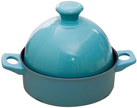 Tajine a induzione, Tajine cucinate, Tajine individuali (Color : B, Size : D 21.7 x H 8cm)