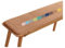 Stuhlkissen Mit Bändern, Sitzkissen Gartenstuhl Outdoor, Bankkissen, Gartenbank Kissen Bankauflage, Sitzauflage Bank Rutschfeste Sitzpolster Bank Für Indoor Fenster Terrasse e3(Khaki,140x45 cm 55x18 i