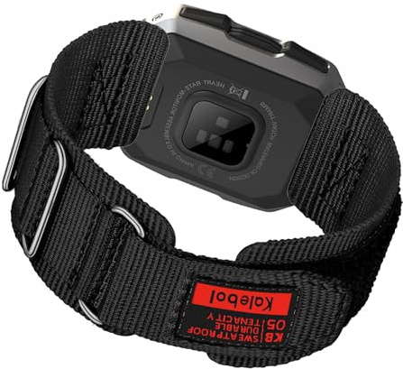 Bracelets de Montre Compatible avec KOSPET TANK M3/ M2/ M3 Ultra Bracelet, avec Velcro Réglable Trois Anneau en Acier Inoxydable Hommes et Femmes Bande de Rechange pour KOSPET TANK M3 Sangles (4)