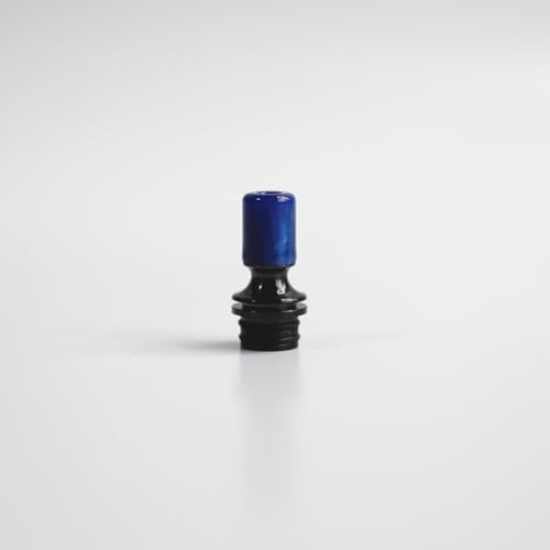 WratryParts Replacement 510 Universal Mouthpieces Drip Tip for 510 Tank RTA Atomizer (Black-Blue)