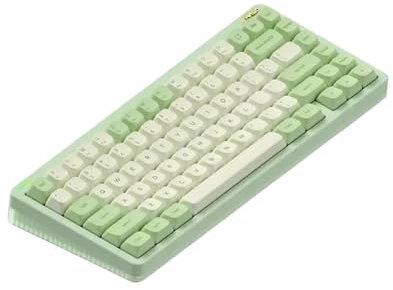 XXINGYULI Nuphy Halo75 V2 Wireless Bluetooth Mechanical Keyboard 81 Key Gaming Gasket Design Compatible With PC And QMK VIA(Olive)