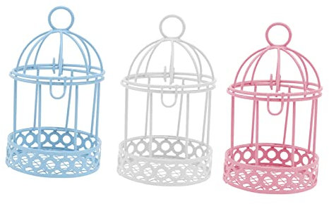 Garneck 2sets Käfig Lagerung Desktop Ornament Für Büro Stilvolle Home Decor Zubehör 3 Stücke * 2