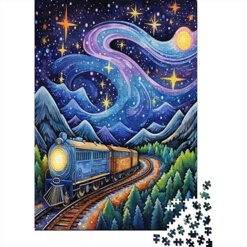 Dampfzug Puzzlespiel 1000 Teile Erwachsene -Puzzle 1000 Stück Spiel Puzzles Für Erwachsene Kinder Puzzle Erwachsenen Puzzlespiel Puzzel 1000pcs (75x50cm)