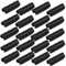 ZWEquipint Lot de 20 clips de support pour serre - Pour tuteurs de plantes de jardin - Noir - 32 mm