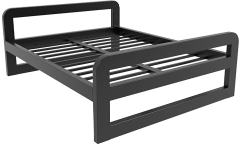 MetaloPro Metallbett Ryka Xtreme, 180x200 cm | Hochwertiges Metall, Ideal für Schlafzimmer und Gästezimmer, Absolut geräuschfrei, Maximaler stauraum unter dem bett