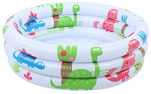 Planschbecken für Kinder, 60 cm Rund Aufblasbares Planschbecken, Aufblasbarer Kinderpool, Tragbare Badewanne für Innen und Außenbereich Garten Hinterhof