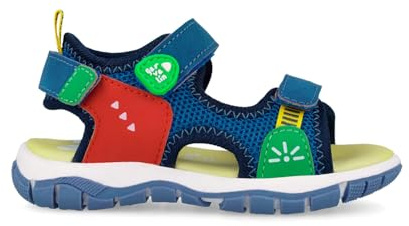 Garvalín Trekking-Sandalen für Kinder, Blau, Jeans A371, 24 EU