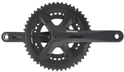 Shimano Unisex - Adult 105 Crankset, Black, One Size