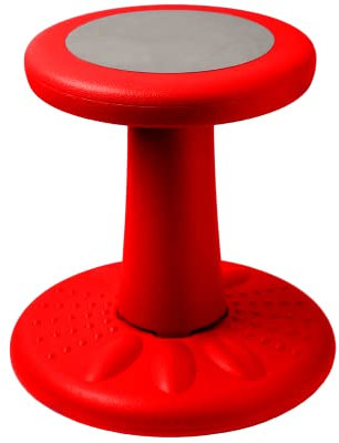 Active Chair by Studico - Beweglicher Stuhl für Kinder der Altersgruppe 3-6 Jahre - 35,5cm Höhe - Rot