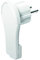 LogiLink LPS228 Flachwinkelstecker zur Selbstmontage CEE 7/7 mit ergonomischem Klappgriff