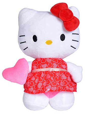 Simba- Hello Kitty Peluche Cm.20, 109281005009, + 0 Mesi, Morbidissimi
