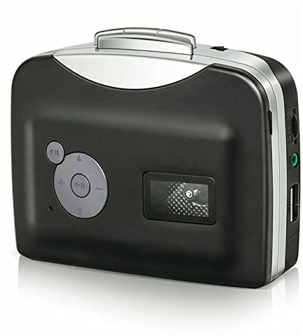 Lecteur de Cassettes, Portable des Cassettes au convertisseur MP3 Lecteur de Musique Audio Capture Cassette Recorder Cassette USB Cassette numérique MP3 avec Casque