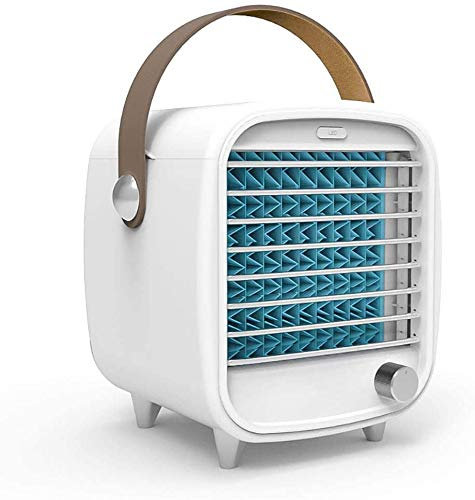 JTIAN Portable Air Conditioner Fan,USB Evaporative Air Conditioner, Cordless Personal Air Cooler with Handle for Home, Office and Room