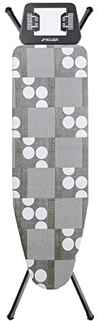 Tabla de Planchar Rolser K-UNO Black Tube - Logos Gris - 115x35 cm
