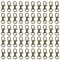 Belle Vous Mini-Karabinerhaken, drehbar, aus Bronze (50 Stück) – 33 mm lang – Premium-Schlüsselhaken – Haken für Ringe, Verschlüsse, Kunsthandwerk, Schmuck, Ketten & Schlüsselanhänger