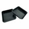 IVORYS-GARDEN 10 x Stück Untersetzer 14,1x14,1x2,6 cm vierkant Blumentöpfe klein Vorzuchttöpfe aus PP Kunststoff für Pflanzen Topf Aufzuchttöpfe Gewächshaus Tomaten Chili Pflanztopf Anzucht