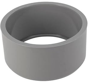 Tampon de réduction incorporée PVC mâle 125 mm, femelle 110 mm.