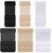 6 Pieces Bra Strap Extender, Bra Extenders 2 Hook 3 Hook, Soft and Comfortable Bra Extension (2 Hook & 3 Hook, 1.9CM Spacing)