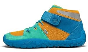Affenzahn Wintersneaker Leder Dreamer wasserdicht mit elastischem Gummiband und Klettverschluss Größe 31-37 Lagunenblau - Blau