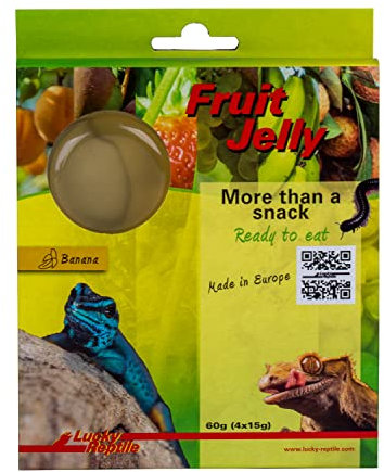 Lucky Reptile Fruit Jelly, Geschmack:Banana (Banane), Inhalt:4 x 15g