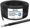 Best Germany Solarkabel Solarleitung 10mm² reines Kupferkabel H1Z2Z2-K 50m PV Schwarz
