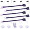 LITAELEK LED Streifen Verbinder 5 polig für 12mm Breite SMD 5050 RGBW LED Strip Eckverbinder LED Band Schnellverbinder LED Stecker Adapter LED Stripe Verlängerung LED Controller Anschlusskabel- 17cm