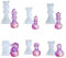 DHER scacchiere Stampi Stampo per scacchi Silicone a Forma di Scacchi 6 pezzi diy gocciolano la muffa di gomma 3d degli scacchi del silicone, muffa 3d del silicone della resina dei pezzi degli scacchi