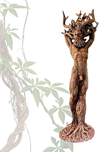 Statue aus Harz der Göttin, Mother Natur, Dekofigur in Baumform, Dryade Statue, Figur, Wald, stehend, Statue, Ornamente, für Hof, Terrasse, Rasen, Garten, Haus, Hof, Büro (Stil 2)