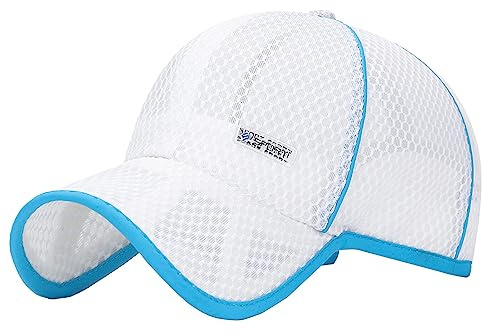 Happy Cherry Sommer Baseball Cap für Jungen Mädchen Verstellbar Sport Kappe Mesh Kinder Schirmmütze Kinder UV Schutz 2-7Jahren