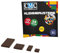 CMC imports 120 Klemmbausteine Fliesen Tiles 34 vers. Farben zur Auswahl Bausteine 1x1 1x2 2x2 2x4 Kacheln Noppen Kompatibel (071 - Dunkel Braun)