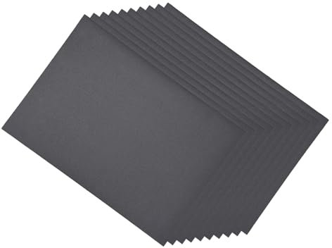 CoCud Wet Dry Sanding Sheets, 9 Inch x 11 Inch 500 Grits Sandpaper Sheets Silicon Carbide - (Applications: for Drywall Wood Metal), 10 Pieces