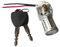 rockible Serratura a Cilindro della Batteria, Blocco Dell'accensione, Accessori per Batterie da 2,7 Pollici, Blocco di Sicurezza Impermeabile per Elet